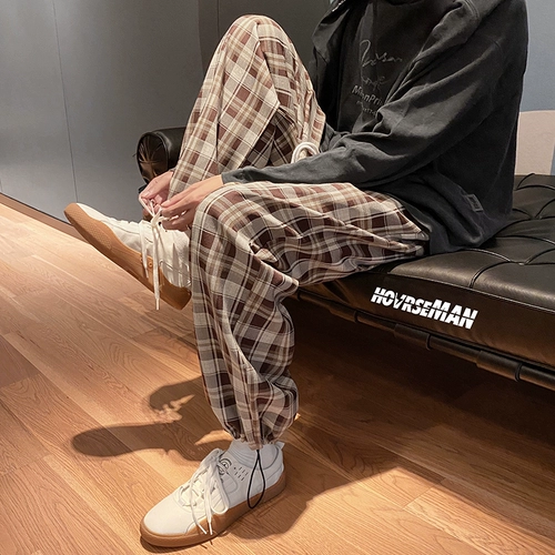 Брендовые трендовые штаны, в корейском стиле, популярно в интернете