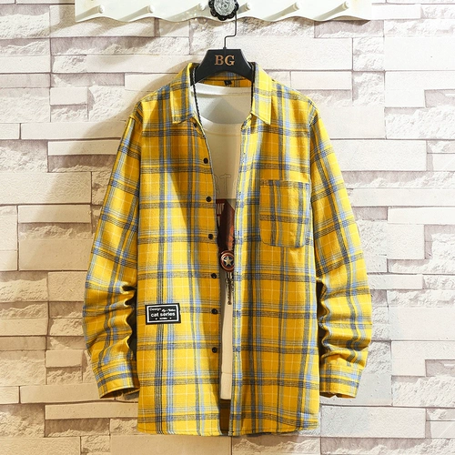 Брендовая осенняя розовая трендовая рубашка, наклейки, универсальная куртка, в корейском стиле