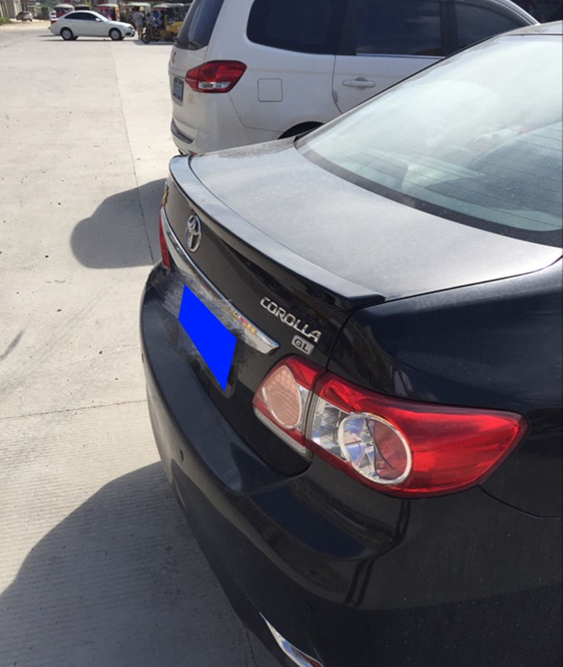 Toyota Corolla đuôi 07-13 Corolla đuôi ngang sửa đổi vành đai không đục lỗ đặc biệt - Sopida trên cánh lướt gió ô tô