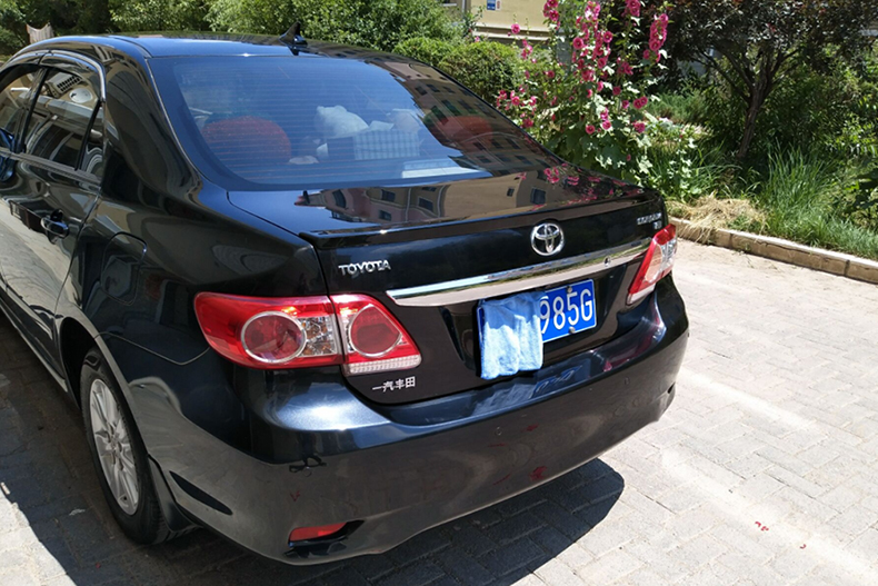Toyota Corolla đuôi 07-13 Corolla đuôi ngang sửa đổi vành đai không đục lỗ đặc biệt - Sopida trên cánh lướt gió ô tô