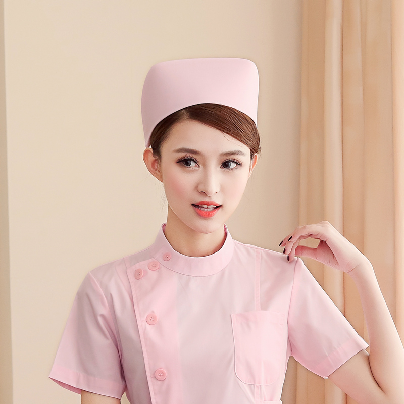 Meryl Y tá Hat Swallow đuôi Hat Y tá Hat Trắng phụ nữ hồng xanh Vườn Hat Student Doctor Hat Light Blue