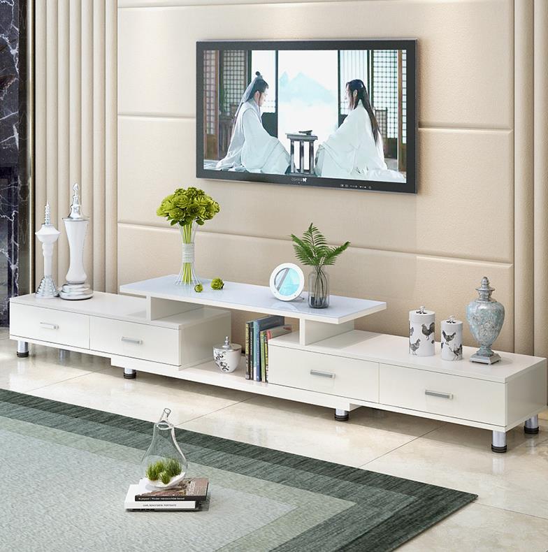 30cm wide 160cm2 2 m Chinese tea table TV cabinet Composition black and white matching flowers 2 4 m narrow strip one-meter-six