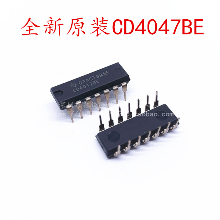 Original new CD4047 CD4047BE logic-multi-frequency oscillator IC chip DIP-14 in-line