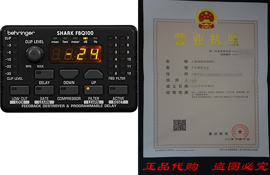 BEHRINGER SHARK FBQ100