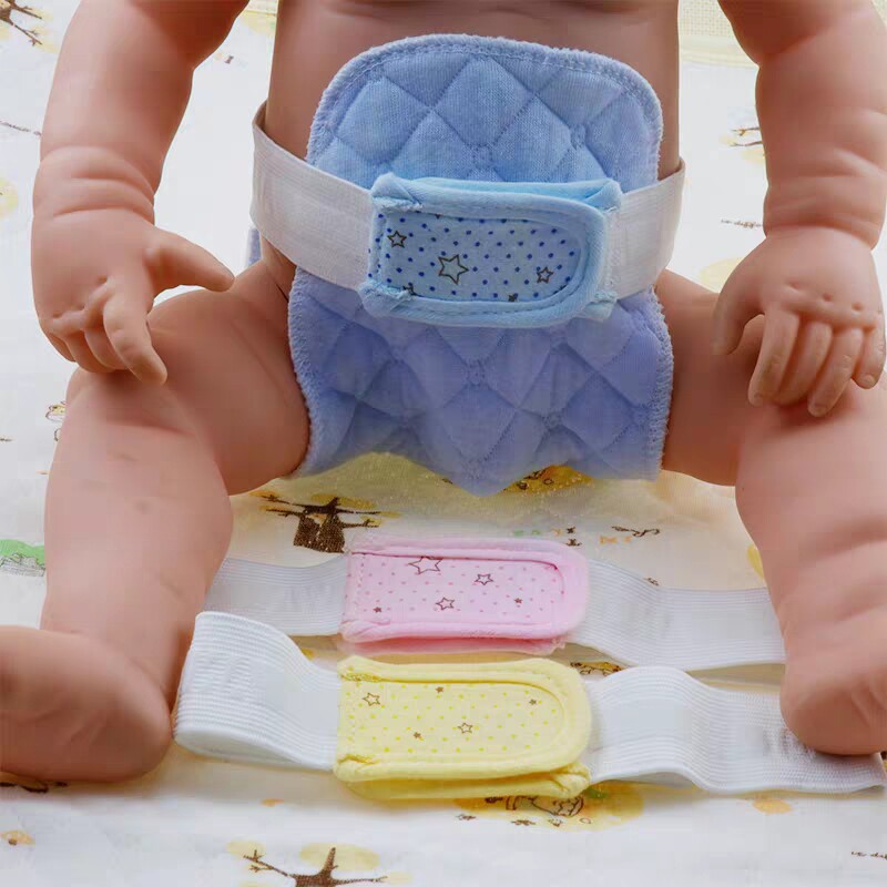 Newborn baby diaper buckle Baby cotton adjustable elastic band width 0-3 months baby supplies