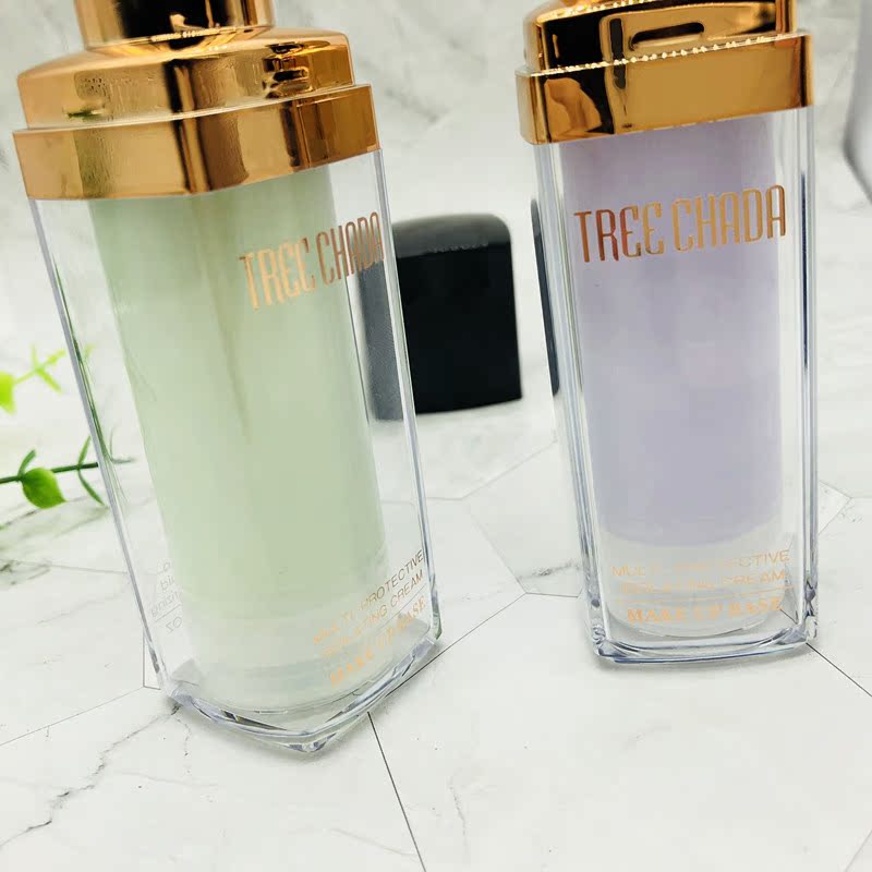 Kem chống nắng Thái Lan TREECHADA kem tím xanh dưỡng ẩm làm sáng kem che khuyết điểm kem che khuyết điểm maybelline fit me