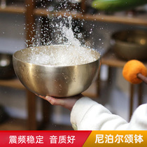 Nepal Artisanal Soundtherapy Tribute to the Bronze Buddha Soundbowl Yoga Meditation Bowl of the Heart Bowl Meng SPA to heal the Buddhas sound bowl