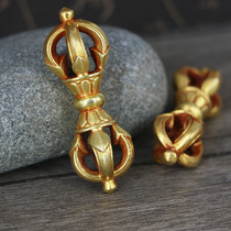 Hide Ornament Nepal Handcrafted gold Five Diamond Pestle Pendant Drop pestle Pestle Pendant Sub-pendants Pendant Protective Pendant