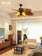 Lamp Ji Nanyang Style Banana Leaf Fan Chandelier Living Room Lamp American Retro Nostalgic Home Bedroom Dining Room Ceiling Fan Lamp