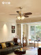 Used Fan Light for Bedroom and Dining Room, Bauhaus American Retro Integrated High-Wind Fan Light, 2026 New Model Electric Fan