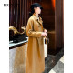 HONRN/Celebrity ກາງ-ຍາວ lace-up waist slimming woolen coat ສໍາລັບແມ່ຍິງລະດູຫນາວ HI59OD082