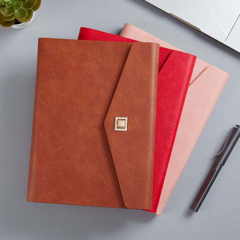 Notebook simple literary and artistic exquisite gift boxed notepad business office work meeting record book printed LOGO