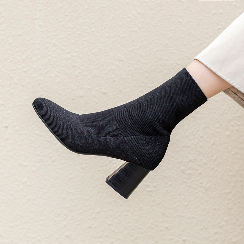 Bottes mi-saison femme en TPR  - Ref 3251347 Image 3