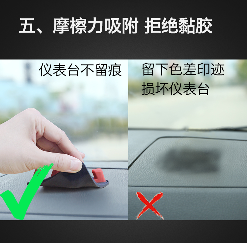 remax điện thoại xe giữ silicone mat Creative Mini Desktop bảng điều khiển xe chuyển hướng ở ghế kiểm soát - Phụ kiện điện thoại trong ô tô giá đỡ điện thoại từ tính