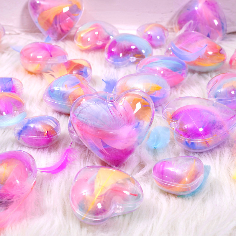 Ceiling Decorated Suspended Ceiling Hanging window Festive Heart-shaped Transparent Ball Pendant Jewellery Shop Roof Arrangement Dress