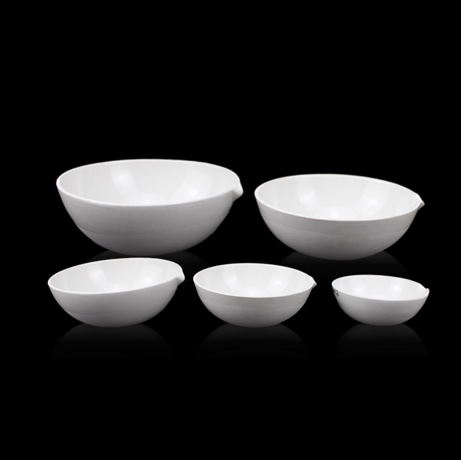 云程陶瓷蒸发皿 圆底半球形蒸发皿60ml75ml125ml150ml200ml500ml1000ml2000ml 实验耗材