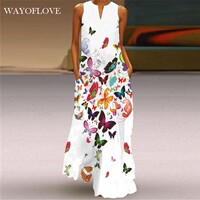 Dresses Summer Woman Sleeveless Girls Beach Maxi Dress Women