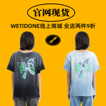 (official website spot) we11done 21 spring and summer new back butterfly print loose thin short-sleeved T-shirt women