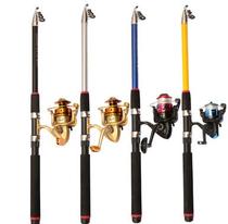 Fishing tackle European hand bar mini manual Sea Leisure machine rod fishing rod long rod rocker wheel sling rod fishing wheel high speed