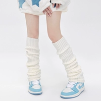 Белые гетры, демисезонный комплект, зимние носки, осенние