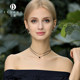 Lanying Austrian crystal necklace collar 2024 new choker necklace fashion pendant female clavicle accessories