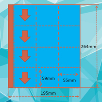 b5 26 Hole 9 hole American Japanese visa little raccoon jumpshop365 sticker round card square 12 card page