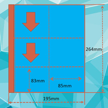 b5 sheet 26-Hole 9-hole coaster square childrens literacy card Recognition Card Storage Three Lines 6-card page