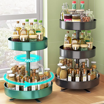 Home Swivel Seasoning SHELF MULTILAYER KITCHEN SPECIAL TABLE TOP OIL SALT SAUCE VINEGAR CONDIMENT CORNER STORAGE SUPPLIES