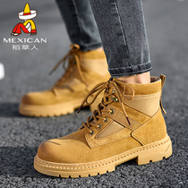 Scarecrow Martin boots Mens autumn and winter fashion versatile mens boots Booties Desert boots British snow boots tide boots