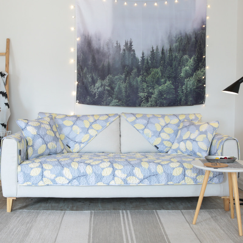 Rain Doda Garden Sofa Mat Cloth Art All Cotton Sofa Cover Non-slip All Season Universal Minima Modern Sofa Towels Full Cover