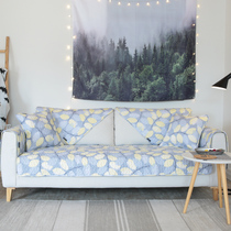 Rain Doda Garden Sofa Mat Cloth Art All Cotton Sofa Cover Non-slip All Season Universal Minima Modern Sofa Towels Full Cover