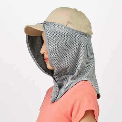 Японская дорожная кепка, быстросохнущая съёмная штора, защита от солнца, с защитой шеи, защита от ультрафиолета, впитывает пот и запах