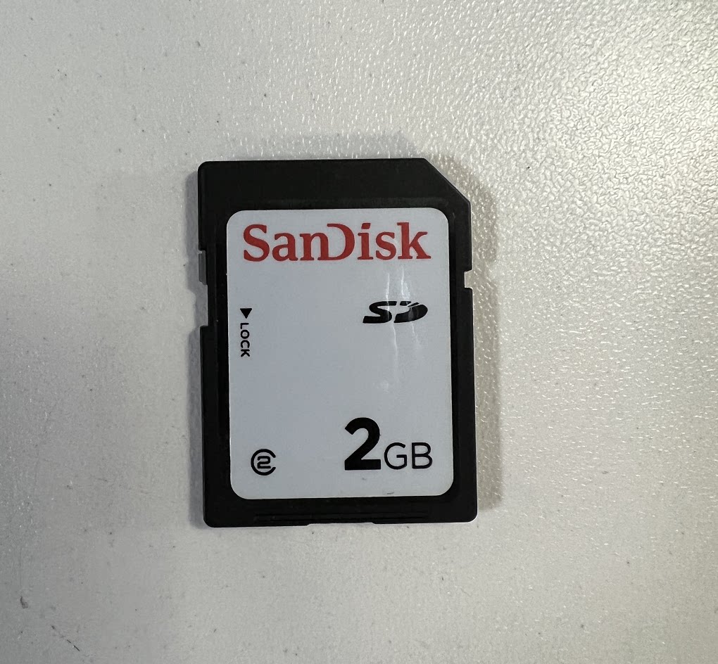 Original SanDisk SD 2G Canon CCD digital camera memory card 3D printer industrial control equipment SD card