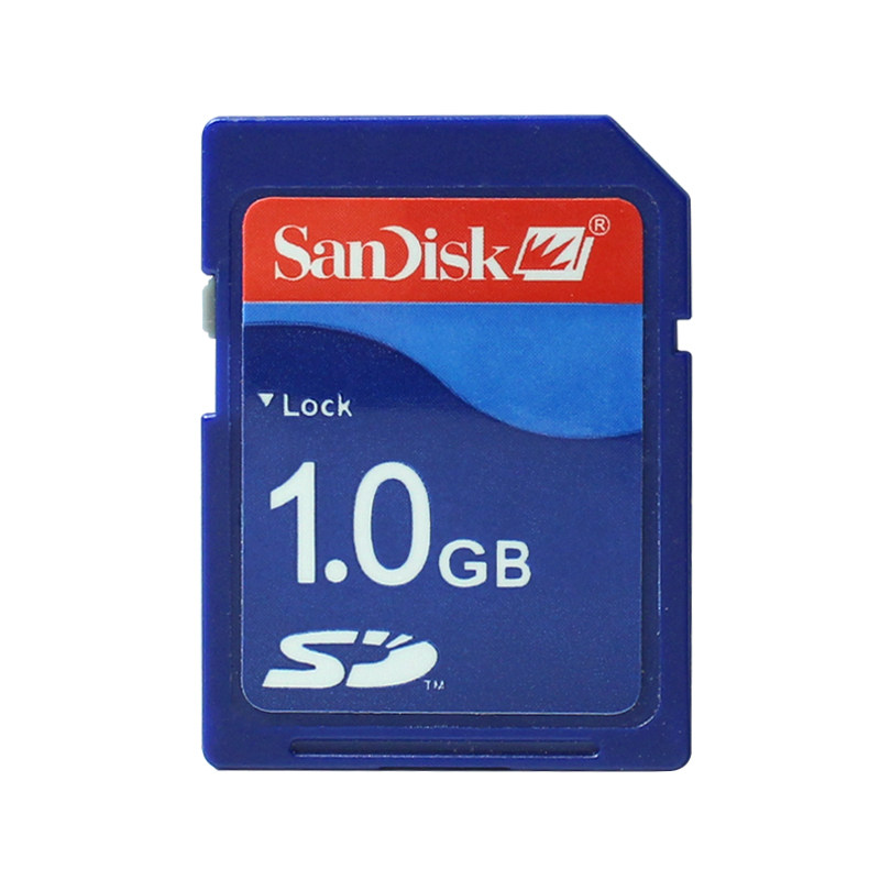 Original installed SanDisk SD 1G Canon CCD digital camera memory card on-board navigation 3D Inform machine to store large card