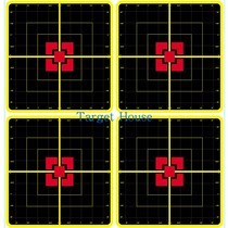 Target House] 5-inch * 4 with precision scale Background Grid Campus Available Shooting Practice Target Paper