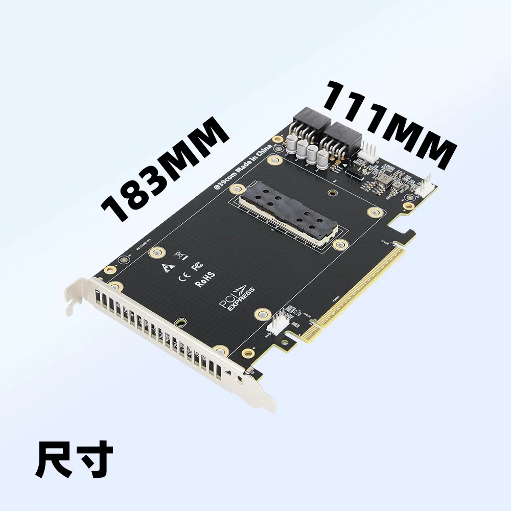 Переходная карта SXM2 адаптер P100 V100 модуль видеокарты, управление температурой, расширительная карта SXM2 PCIe x16 адаптер