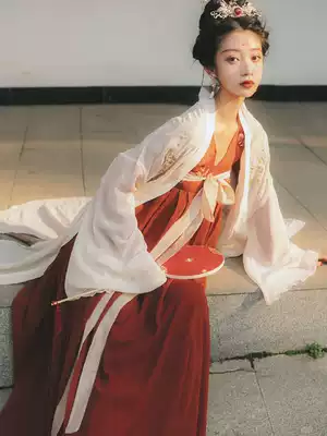 Original Hanfu women's summer thin Chinese style chest bra skirt Improved Hanfu full set of non-costume suits