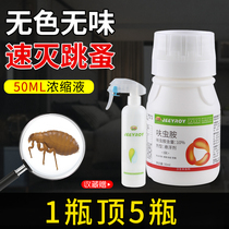 Anti-flea medicine Household bed for people to remove flea spray Insecticide powder Anti-cat and dog flea lice artifact