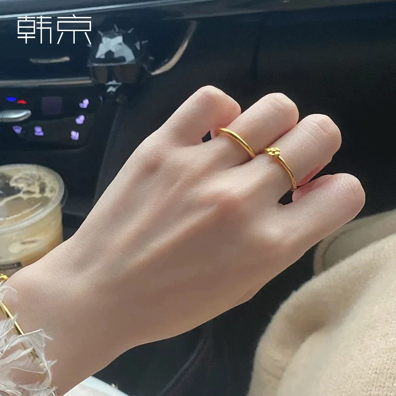 Каблучное кольцо из нержавеющей стали 18K глянец для мужчин и женщин, любимому, не тускнеет