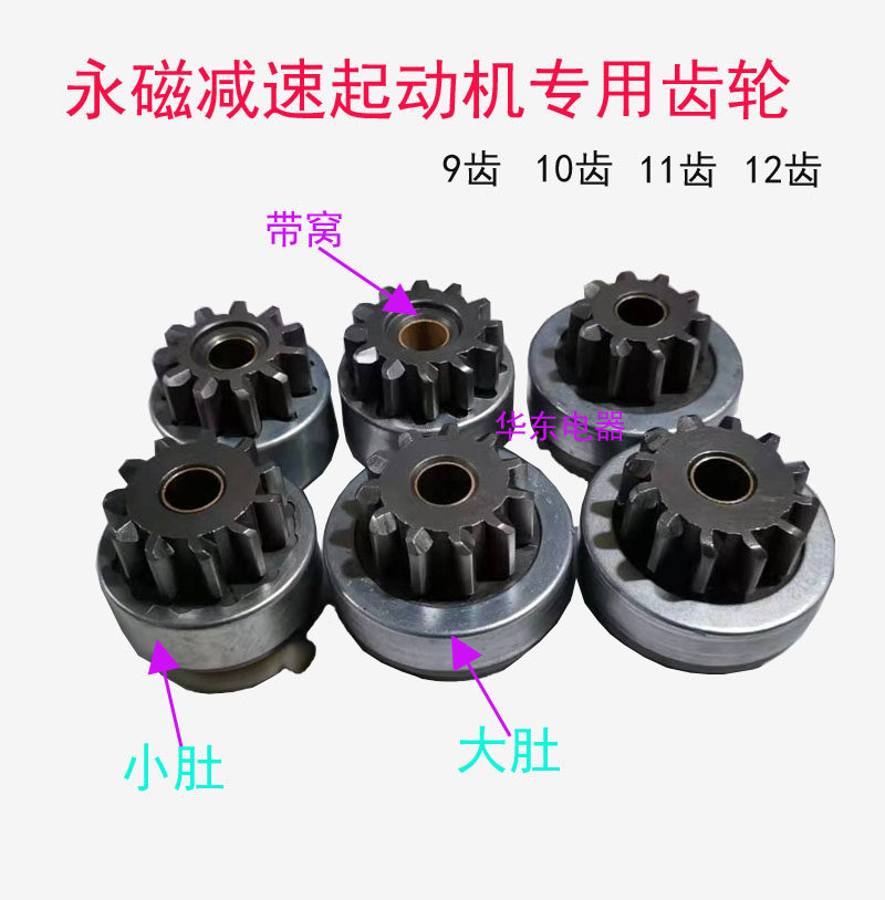 Permanent magnet decelerated starter gear Grand Forte small Ford motor starter gear Isolator Thrower Gear Mixer-Taobao