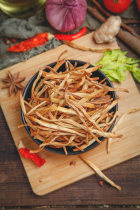 Excellent meal wide day Lully fresh hot pot cold soup golden needle 500g