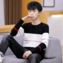 Áo len nam cổ tròn 2019 mới mùa thu dày áo len mỏng phiên bản Hàn Quốc của xu hướng áo len nam - Hàng dệt kim áo khoác jean