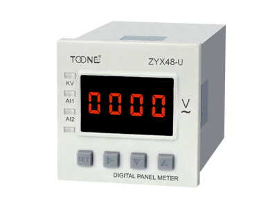 Zhuoyi single phase AC digital display intelligent voltmeter ZYX48-U SX48 * 48 three and a half
