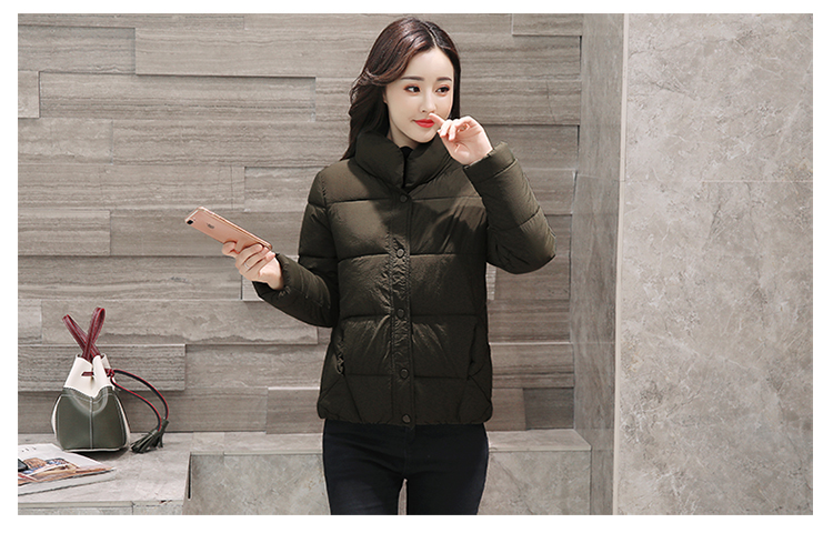 Quần áo cotton chống nữ mùa đông 2018 phiên bản mới của Hàn Quốc poncho cotton rộng rãi áo phao burberry nữ