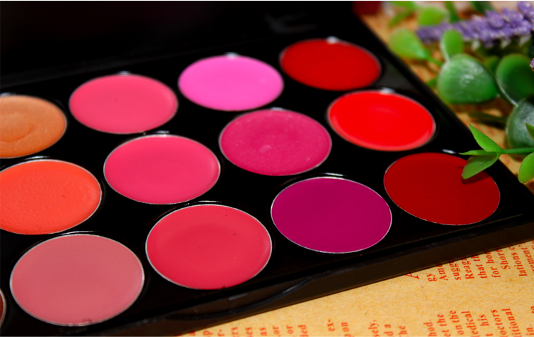 Kết hợp son bóng chuyên nghiệp Studio trang điểm nghệ sĩ đặc biệt đĩa trang điểm Lip bóng bảng Lip bóng set set - Bộ sưu tập trang điểm bảng mắt sivanna