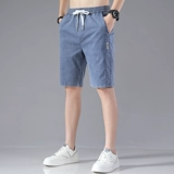 Мужские летние штаны для отдыха, тонкие трендовые шорты, джинсы