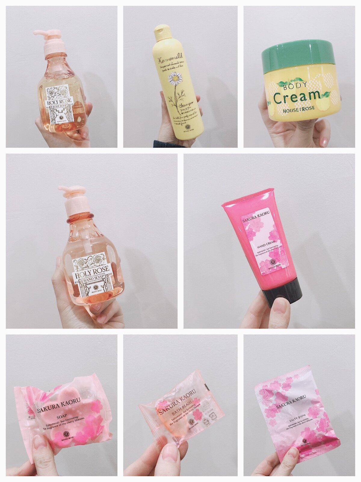 现货日本采购house Of Rose 18新春福袋洗护磨砂护手霜