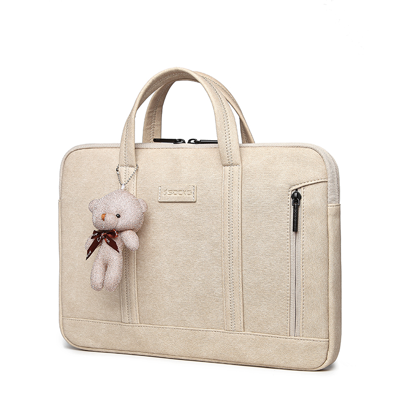 Simple ins wind large capacity shockproof computer bag female portable suitable for Lenovo Xiaoxin air14 inch pro13 3 apple 16 1 cute rescuer 15 6 simple Dell Microsoft sur