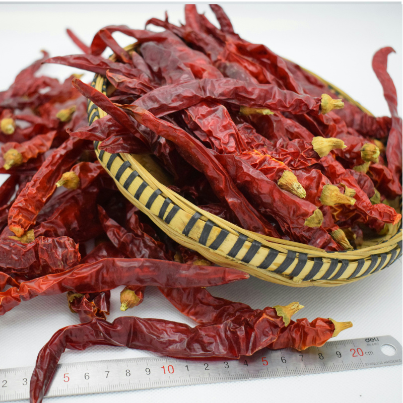 Guizhou Er Jing strip dried pepper wrinkled skin Long sea pepper slightly spicy special fragrant long-line spicy pepper Zunyi native two gold bars