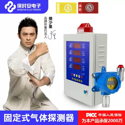 Industrial combustible gas detector paint room oxygen carbon monoxide hydrogen sulfide ammonia chlorine hydrogen alarm